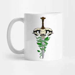 Skull and sword Mug